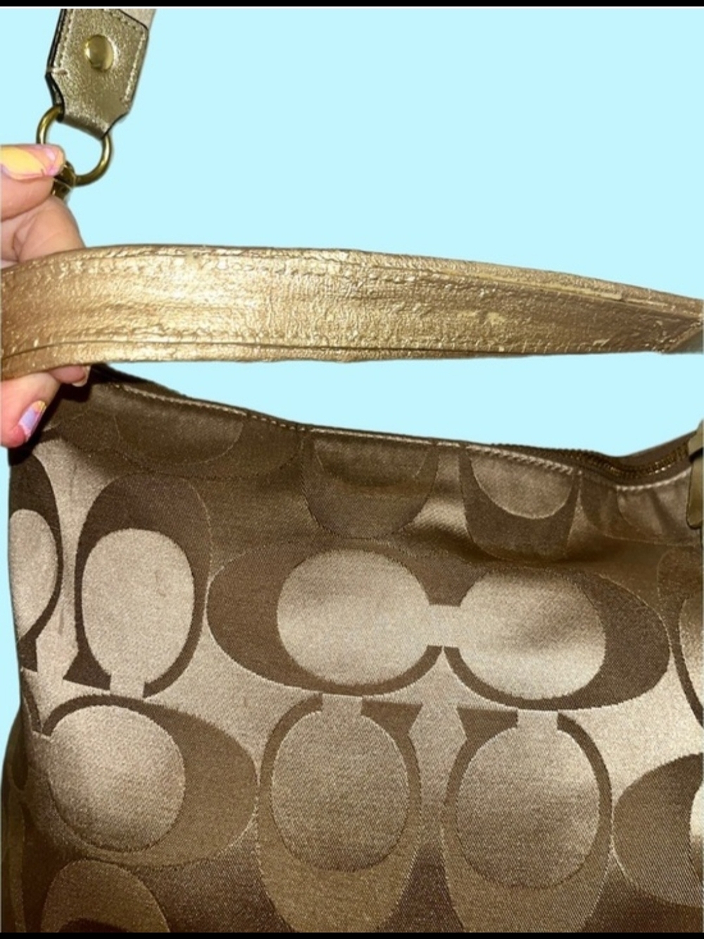 Coach Daisy POPPY C Hobo Bag - Picture 4 of 6